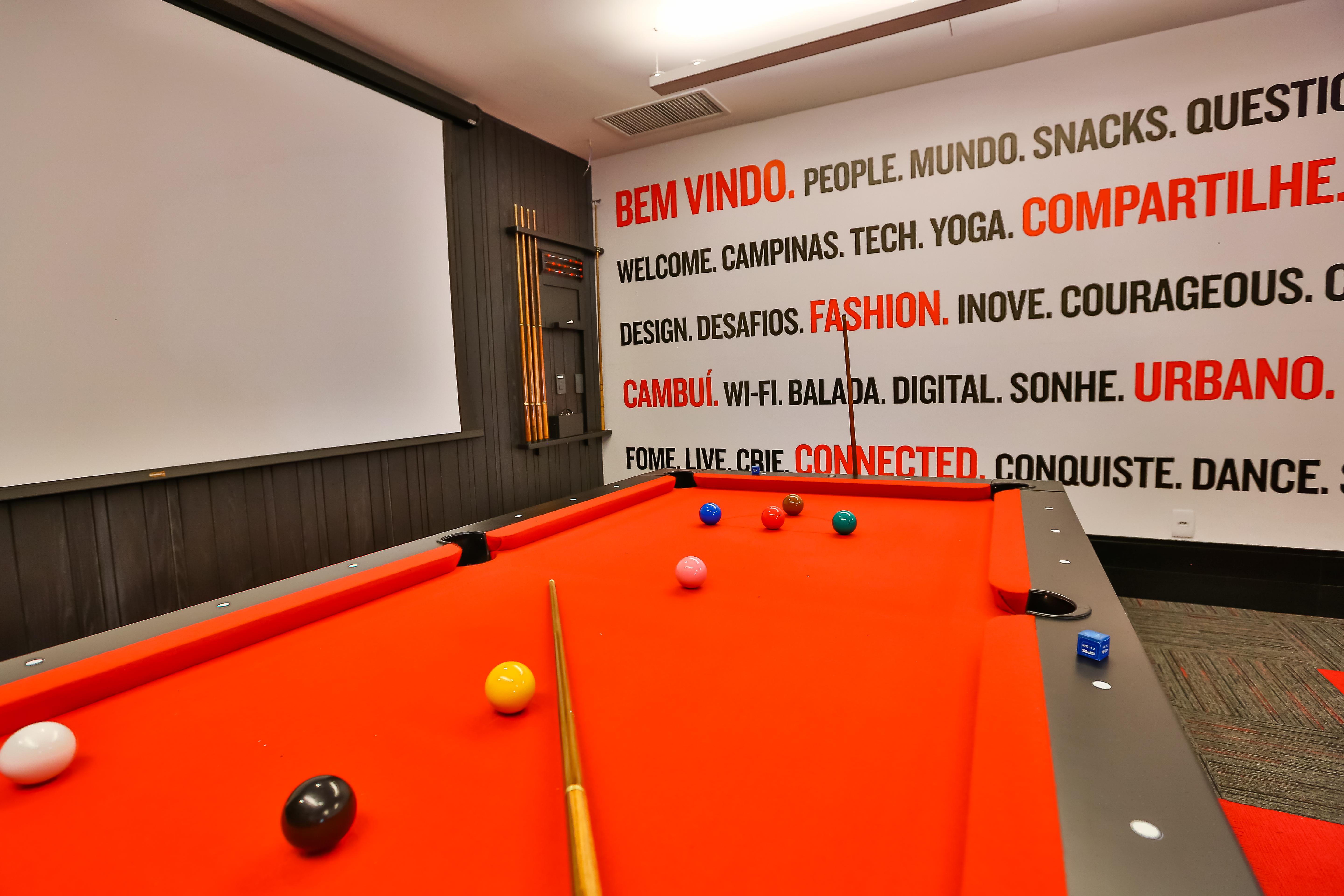 Radisson Red Campinas Hotel Exterior photo A pool table at the office of a company in Portugal