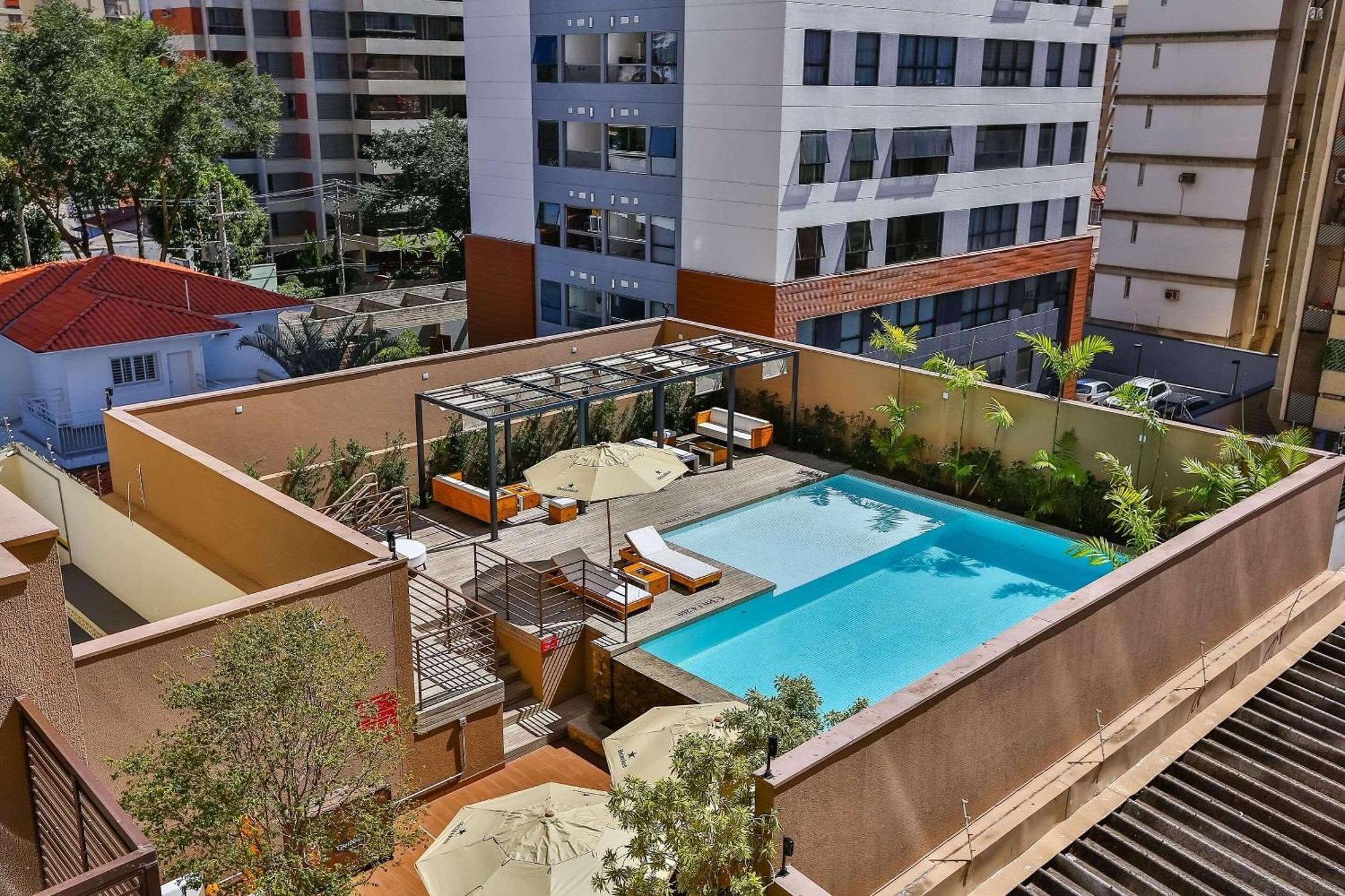 Radisson Red Campinas Hotel Exterior photo Rooftop pool at the Hotel Indigo, San Francisco